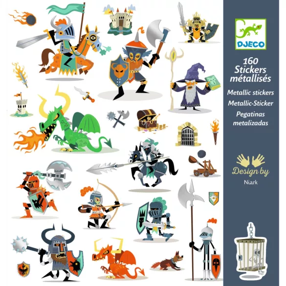 Djeco Matricák - Bátor lovagok - Knights