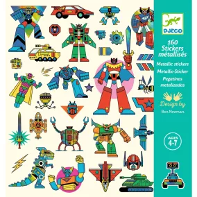 Matricák - Robotok - Djeco 160 db-os matricakészlet