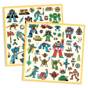 Matricák - Robotok - Djeco 160 db-os matricakészlet