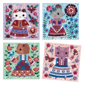   Djeco Mozaikkép készítés - Édes háziállatok - Lovely pets
