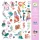 Djeco Matricák - Csillogó sellők - Sparkly mermaids