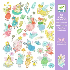 Djeco Matricák - Csillogó tündérek - Sparkly fairies
