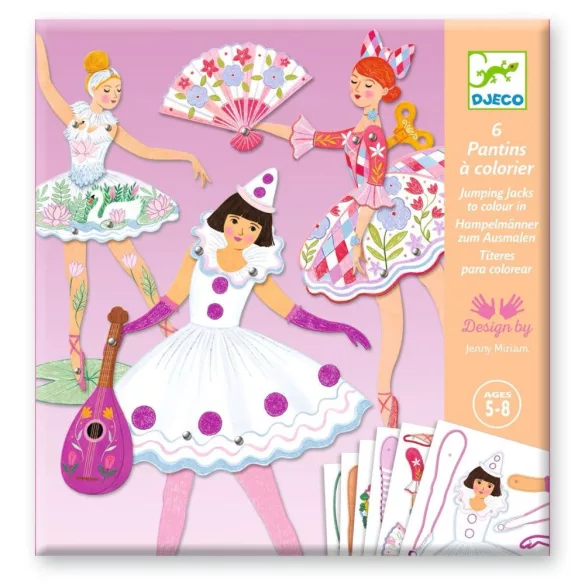 Djeco Kapcsos képkészítés - Tüllszoknya - Tutus