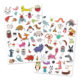   Djeco Tetováló matricák - Cukik és viccesek - Little critters