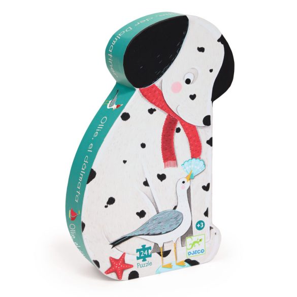 Djeco Formadobozos puzzle - Oli a dalmata kutyus, 24 db-os