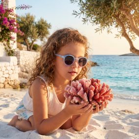   Olivio & Co polarizált napszemüveg 5-12 év - Coral Fantasy