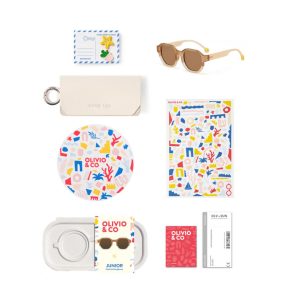   Olivio & Co polarizált napszemüveg 5-12 év creative - Colorblock Sand