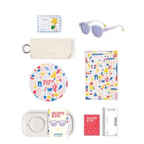   Olivio & Co polarizált napszemüveg 5-12 év creative - Shell purple