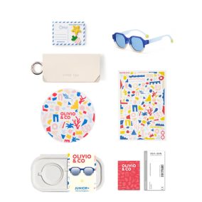   Olivio & Co polarizált napszemüveg 5-12 év creative - Colorblock Sea