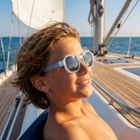   Olivio & Co polarizált napszemüveg 5-12 év creative - Sky Blue