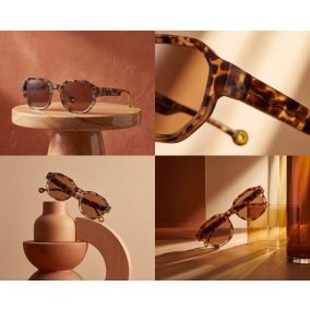   Olivio & Co polarizált felnőtt napszemüveg creative - Tortoiseshell