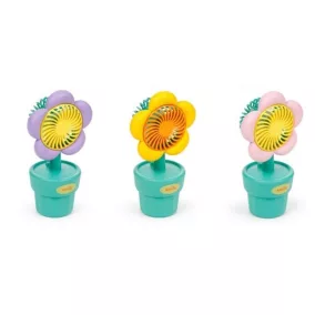 Mini Ventilátor - USB Töltős - Cserepes Virág