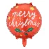 "Merry Christmas" feliratú Fólia lufi - 45 cm