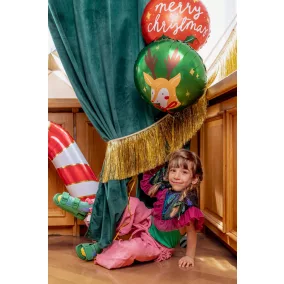 "Merry Christmas" feliratú Fólia lufi - 45 cm