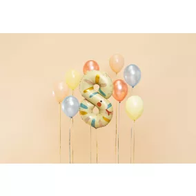 8-as születésnapi szám fólia lufi - kígyó - 72 cm