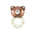 Macis csörgő fólia lufi 61x88 cm - Teddy Bear Party