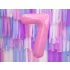 7-es születésnapi szám fólia lufi - pink 86 cm