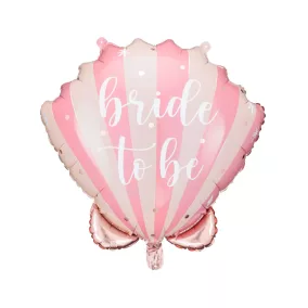   Kagyló formájú fólia lufi - ''Bride to be''