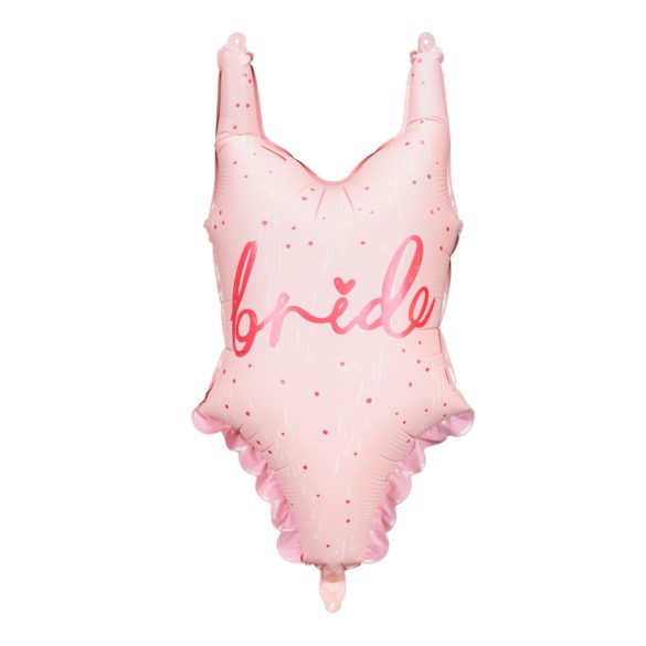 Fürdőruha formájú fólia lufi - ''Bride to be''