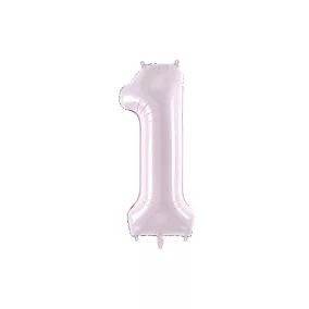 1-es születésnapi szám fólia lufi - lila 72 cm