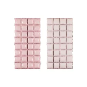   Fólia lufi fal light pink - kétoldalas háttér dekoráció 55×110 cm