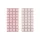 Fólia lufi fal light pink - kétoldalas háttér dekoráció 55×110 cm