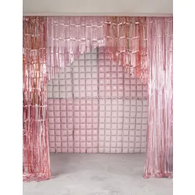   Fólia lufi fal light pink - kétoldalas háttér dekoráció 55×110 cm