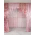 Fólia lufi fal light pink - kétoldalas háttér dekoráció 55×110 cm