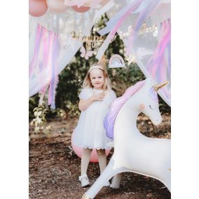 Álló fólia lufi - Unikornis 95x86 cm