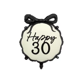 Happy 30 fólia lufi masnival 47.5x45 cm