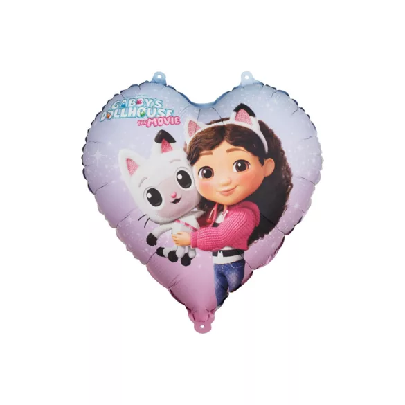 Gabi babaháza szív alakú fólia lufi - 35 cm