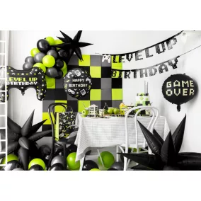 Fólia lufi - Happy Birthday - Gamer - 35 × 35 cm