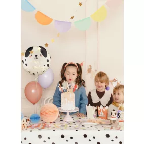 Fólia lufi - Happy Birthday - Kutyus - 35 × 35 cm