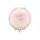 Babaváró fólia lufi - Welcome Baby - 35x35 cm - light pink