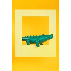 Álló fólia lufi Krokodil - 126x36 cm