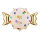 Candy Happy Birthday fólia lufi - 61 × 37 cm