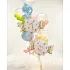 Candy fólia lufi „1” - 61 × 37 cm