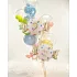 Candy fólia lufi „2” - 61 × 37 cm