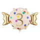 Candy fólia lufi „3” - 61 × 37 cm