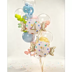 Candy fólia lufi „4” - 61 × 37 cm