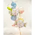 Candy fólia lufi „7” - 61 × 37 cm