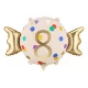 Candy fólia lufi „8” - 61 × 37 cm