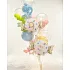 Candy fólia lufi „9” - 61 × 37 cm