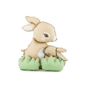 Álló fólia lufi Nyuszik - 51x60 cm