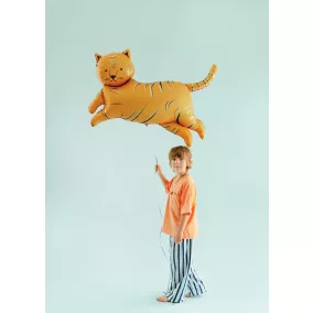 Tigris fólia lufi 104 × 81 cm - narancssárga