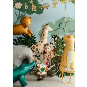 Tigris fólia lufi 104 × 81 cm - narancssárga