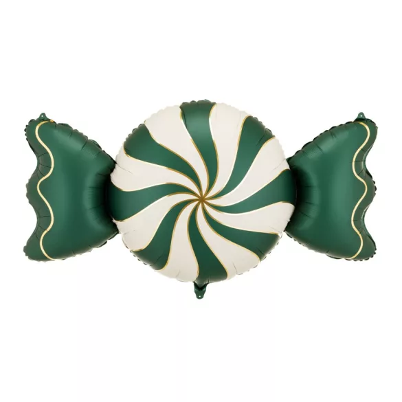 Fólia lufi cukorka - Bézs-zöld - 113 × 54 cm