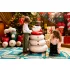 Álló fólia lufi hóember - Bézs - 64,5 × 120 cm
