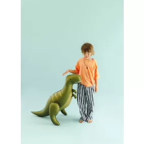 Álló T-Rex fólia lufi 93 × 79 cm - zöld