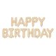 Fólia Lufi - Happy Birthday Bézs 340x35 cm
